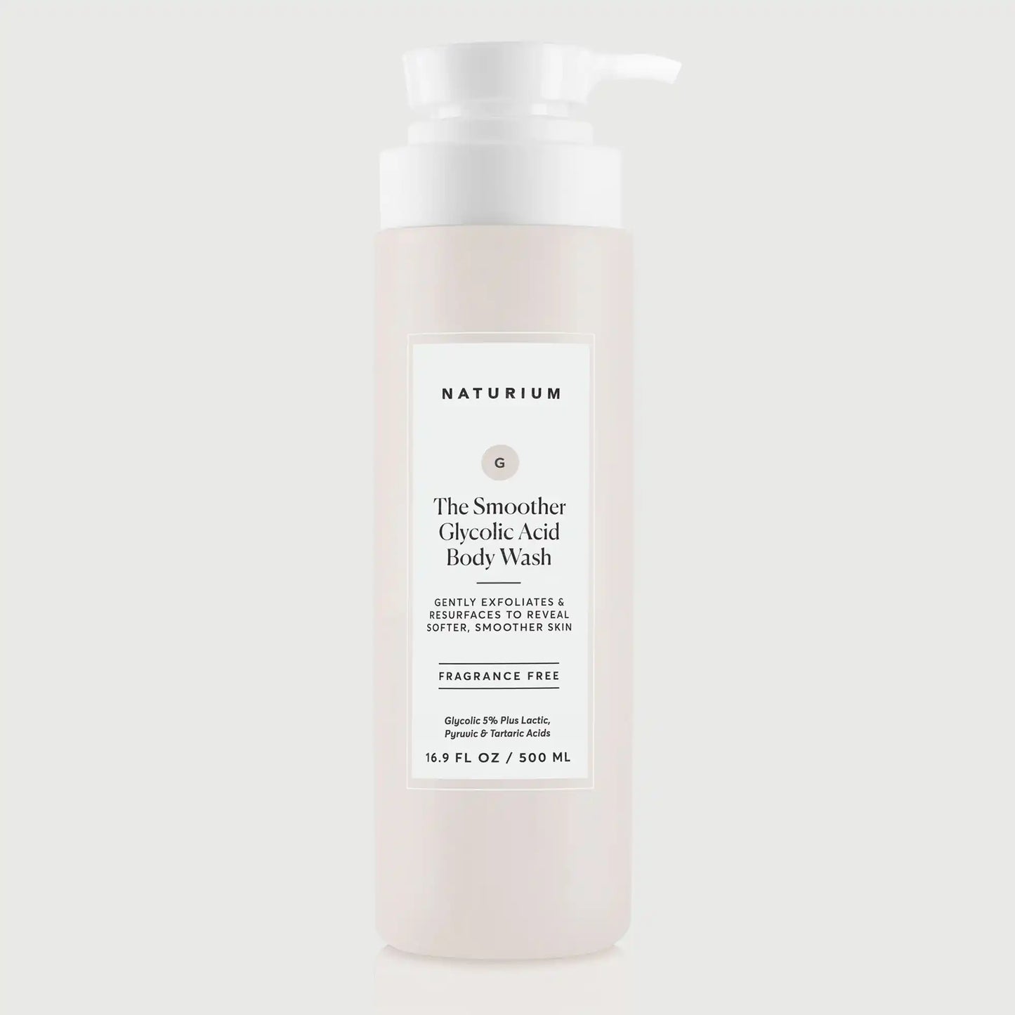 the-smoother-glycolic-acid-exfoliating-body-wash-k9 NATR-40002_The-Smoother_bonebkgd_front.webp