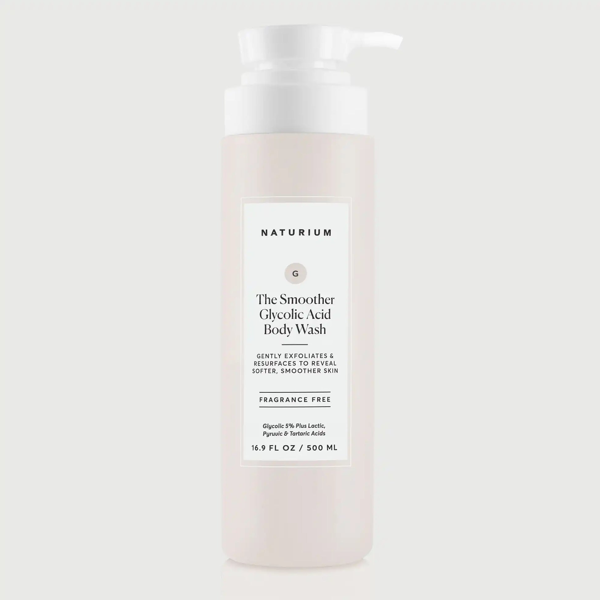 the-smoother-glycolic-acid-exfoliating-body-wash-k9 NATR-40002_The-Smoother_bonebkgd_front.webp