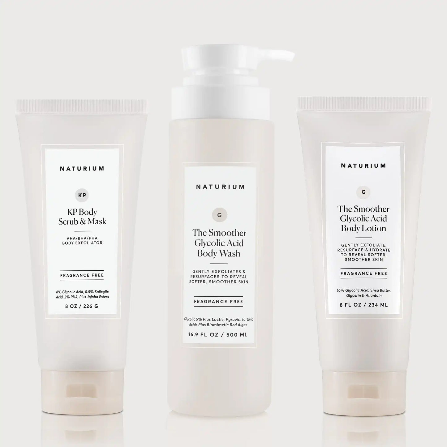 the-glycolic-acid-body-bundle-w6 NATR_KPScrub_SmootherBodyWash_SmootherLotion_Bundle_ecomm.webp