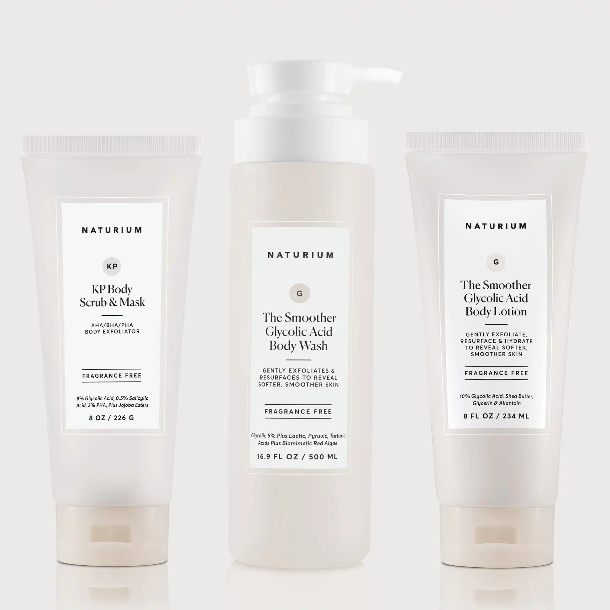 the-glycolic-acid-body-bundle-w6 NATR_KPScrub_SmootherBodyWash_SmootherLotion_Bundle_ecomm.webp